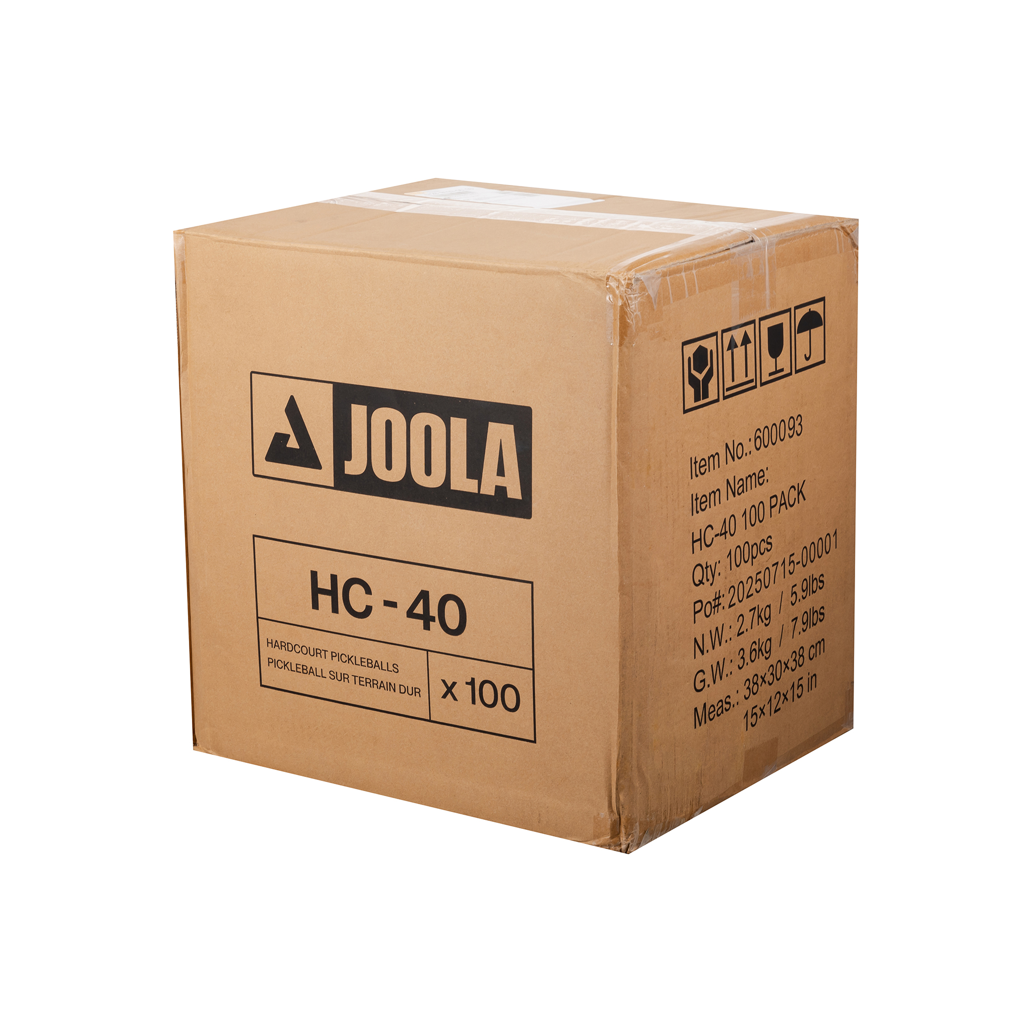 Piklbolo kamuoliukai Joola HC-40 (100vnt.) - Image 4